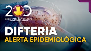 DIFTERIA ALERTA EPIDEMIOLÓGICA [upl. by Akelam]