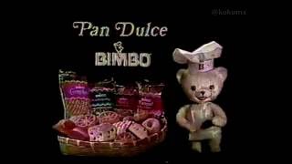 Comerciales 80s  Pan dulce Bimbo [upl. by Ayahs992]