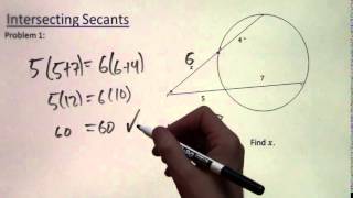 Intersecting Secants [upl. by Annabelle]