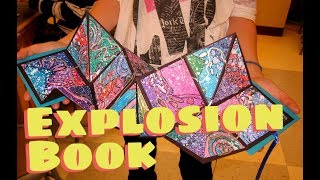 How to make an Explosion BookSquash Book [upl. by Avik]