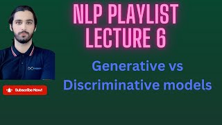 NLP Playlist  generative vs discriminative models Lecture 6nlp naturallanguageprocessing [upl. by Onibas]