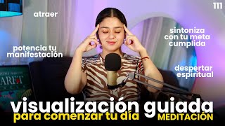 MEDITACIÓN GUIADA para MANIFESTAR  Transforma tus pensamientos y cumple tus sueños [upl. by Adnoloy893]