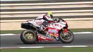 SBK 2008  Losail Race 1 Highlights [upl. by Nagram]