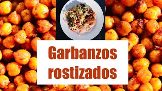 GARBANZOS ROSTIZADOS CARNE MOLIDA DE PAVO ENSALADA [upl. by Hahsi]