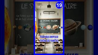 Le système solaire astronomie science revision education scolaire espace apprendre [upl. by Ajam]