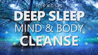 Hypnosis for Deep Sleep Mind amp Body Cleanse Hypnotic Sleep Meditation Relaxation [upl. by Rois648]