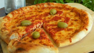 Masa de Pizza Casera SIN AMASAR  Estilo Napolitana  CUKit [upl. by Inahpets58]