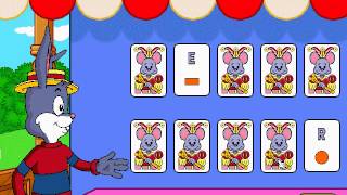 Lapin Malin Maternelle 2 Reader Rabbit Preschool Partie 25 Jeu des Cartes  Billet 4 [upl. by Abba]