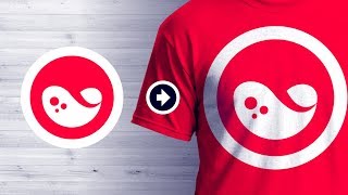 Create Simple T Shirt Mockups with GIMP [upl. by Lanita]