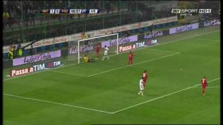 Inter Milan Zlatan Ibrahimovic Free Kick vs Fiorentina HDmp4 [upl. by Aitas]