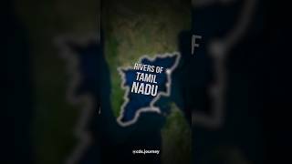 Rivers of Tamil Nadu🇮🇳 tamilnadu rivers upscnotes ndacurrentaffairs [upl. by Nikral316]