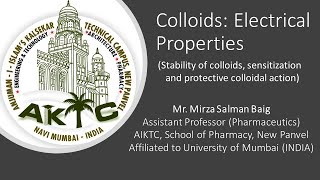 Colloids Stability Sensitization and Protection [upl. by Roddy]