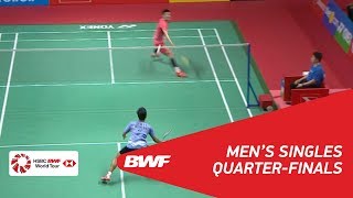 MS  Anthony Sinisuka GINTING INA vs CHEN Long CHN 3  BWF 2018 [upl. by Kandy637]