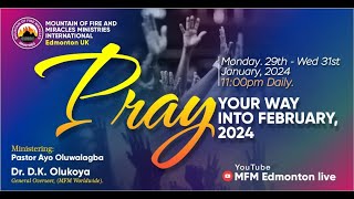 Pray Your Way Into February 2024  Day 2  30th January 11pm UK Time [upl. by Nessah]