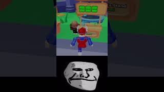 I Donated A Fan 100000 Robux Troll Face Meme roblox shorts [upl. by Sivatco941]