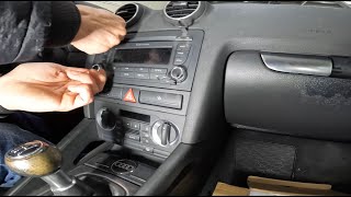 How To Install Android Navigation In Audi A3 8P 2007  Factory Original Radio Navi Removal [upl. by Isleana703]