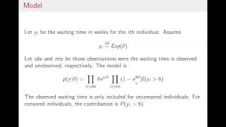 Bayesian survival analysis [upl. by Daniels]