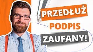 Jak przedłużyć WAŻNOŚĆ certyfikatu PODPISU ZAUFANEGO [upl. by Collen940]