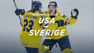 Ishockey JuniorVM Final USASverige [upl. by Auhel319]