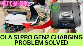 OLA S1PRO GEN2 CHARGING PROBLEM SOLVED  NOT CHARGING  VOLTAGE STABILIZER  HI VOLTAGE PROBLEM [upl. by Koah]