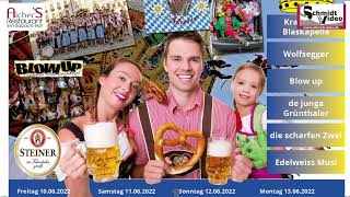 Bierprobe Volksfest Kraiburg am Inn 2022 [upl. by Eedak60]