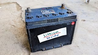 Old Car battery convert to lithium [upl. by Narib268]