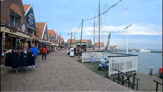 Walking in Volendam at Dusk ⛵  The Netherlands  4K60 [upl. by Flosi]