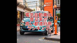 電気自動車の普及率が高い都道府県ランキング 参考一般社団法人日本自動車会議所 [upl. by Read]