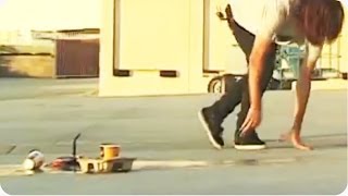 Skateboarder Spills Coffee  Serious Case of the Mondays [upl. by Merfe]