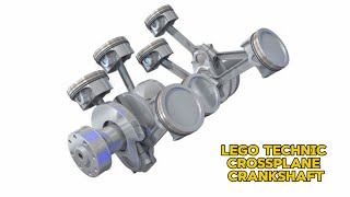 LEGO Technic Crossplane Crankshaft Tutorial [upl. by Idnem]