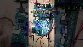 select continuity buzzermode in multimeter and test easy way [upl. by Massey]