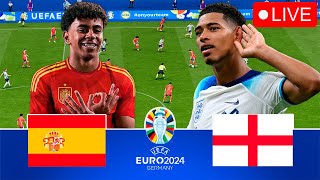 Spain vs England Live  Final UEFA Euro 2024  Full Match amp EAFC 24 Gameplay [upl. by Enomsed]