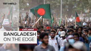 Bangladesh From a student protest to a movement [upl. by Navanod]