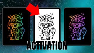 ACTIVATION  Procreate Art TimelapseDoodleDigital ArtAbstract Art [upl. by Etnwahs193]