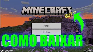 COMO BAIXAR E INSTALAR O MINECRAFT WINDOWS10 ATUALIZADO 2024 [upl. by Leifeste311]