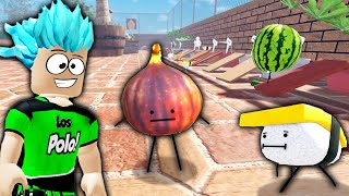 Alimentos de la huerta en las vacaciones secretas SECRET STAYCATION de ROBLOX [upl. by Ivgnout670]