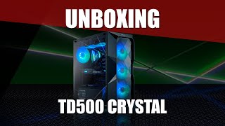 Gabinete Premium Acessível  Cooler Master TD500 Crystal  Unboxing [upl. by Okramed]