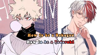 To be a Todoroki and To be a Bakugou  lyrics prank not  Famous Baku and todo  typing story [upl. by Lebasy517]