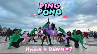 KPOP IN PUBLIC  ONE TAKE HyunAampDAWN 현아amp던 ‘PING PONG’ Dance Cover by Young Nation Dance [upl. by Jilleen]