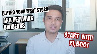 Buying your first stock and receiving dividends [upl. by Eriuqs]