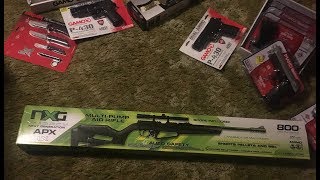 unboxing Umarex NXG APX Air Rifle dual ammo pellet BB 800FPS walmart clearance 13 [upl. by Vescuso]