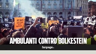 Ambulanti in piazza contro la Bolkestein Pd “Siamo con loro” ma nessuno sale sul palco [upl. by Notgnilra]