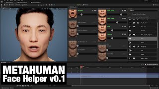 Simple Lip Sync Workflow  Metahuman Face Helper v01 [upl. by Nyad]