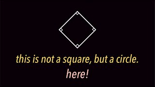 this is not a square but a circle here [upl. by Anatnas]