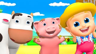 Farmer in the Dell Baby Song  More Nursery Rhymes for Kids [upl. by Diane166]