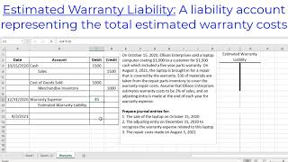 Accounting for Warranties [upl. by Enylekcaj]