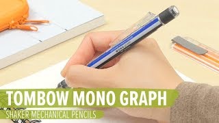 Tombow Mono Graph Shaker Mechanical Pencils [upl. by Motteo]