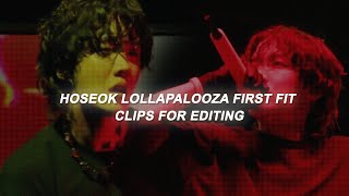 hoseok lollapalooza first outfit clips [upl. by Anirahs478]