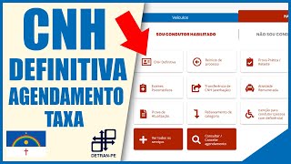 Como solicitar a CNH Definitiva  DETRANPE [upl. by Ahseen]