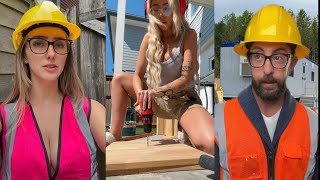 Best Construction Site Workers Compilation EP4 construction adamrose workers [upl. by Ellerd]